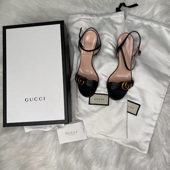 Gucci Marmont Mid-Heel Sandals size 36 - Picture 9 of 9